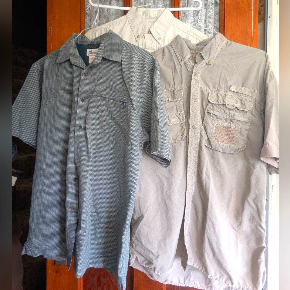 SET OF 3 - World Wide Sportsman Fishing Angler Shirts